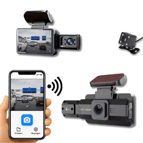 DriveVision Pro Dashcam | Images Full HD 1080P d'une netteté extrême