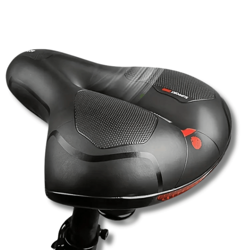 Saddlelux – Selle de vélo ergonomique avec feu arrière