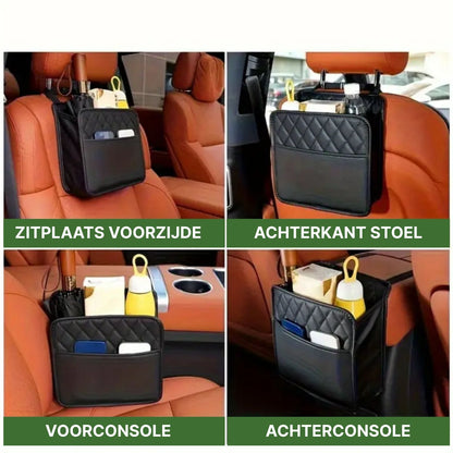 Navorra™ Luxe Organisateur de Siège Auto – Sac de Rangement Multifonctionnel pour Voiture