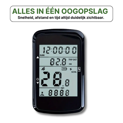 VeloxRide™ Compteur vélo – Sans fil, Rechargeable & Batterie 35h