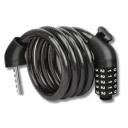 LockMaster™ – Câble anti vol vélo à code | Sécurité pour vélo, scooter et moto
