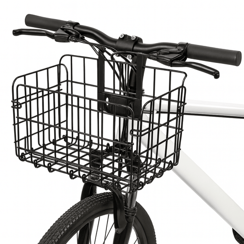 Trego – Panier vélo pliable en métal pour l’avant